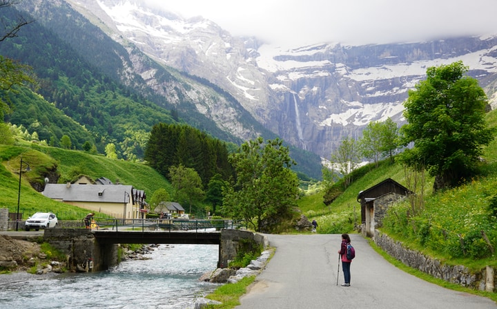 Primer puente que marca el inicio de la ruta al Circo de Gavarnie