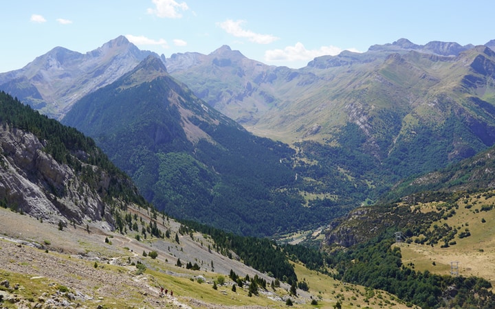Camino de bajada del Puerto de Bujaruelo