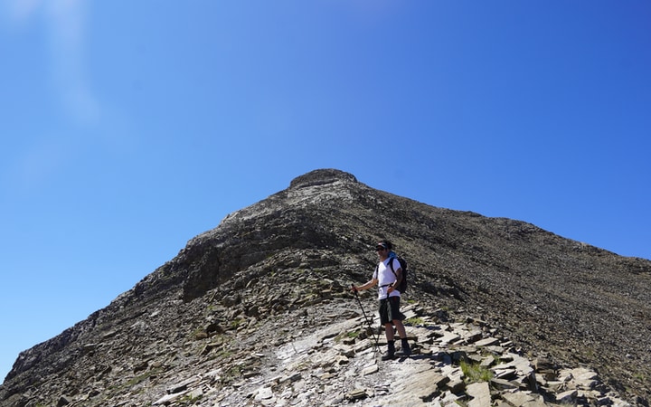 Pico Mondarruego desde el collado