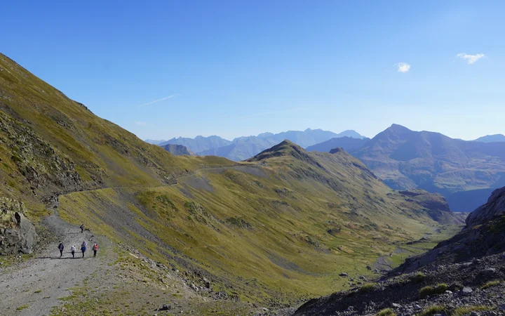 Tramo del camino desde Col de Tentes al Puerto de Bujaruelo