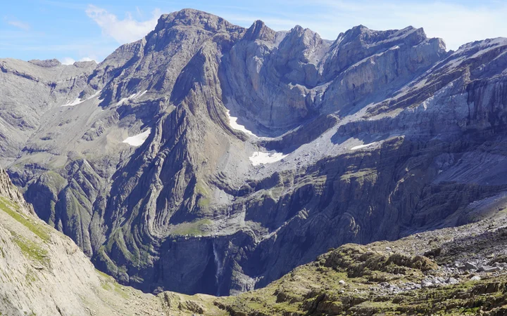 Vistas del circo de Gavarnie desde el refugio de Serradets
