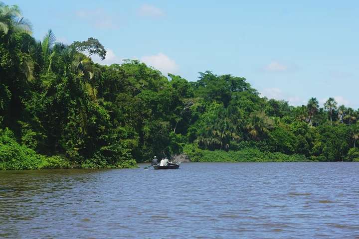 Paisaje del Amazonas de Perú