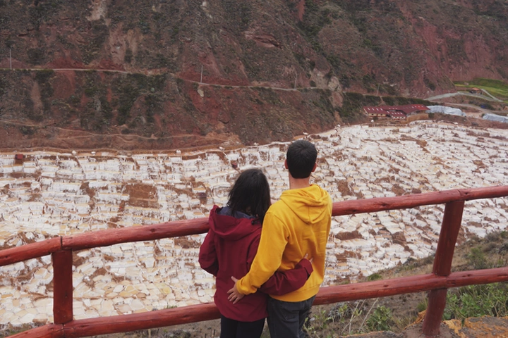 Vistas desde el mirador de las Salineras de Maras