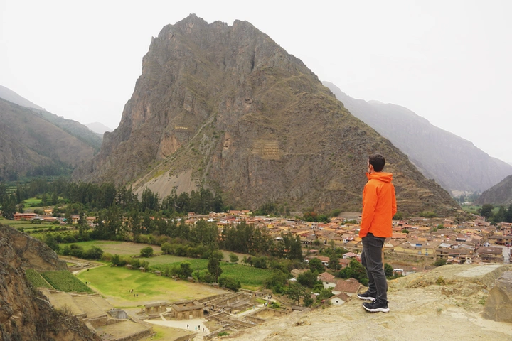 Vistas de Ollantaytambo desde la fortaleza