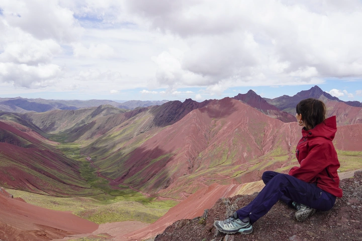 Vistas desde el mirador del Valle Rojo