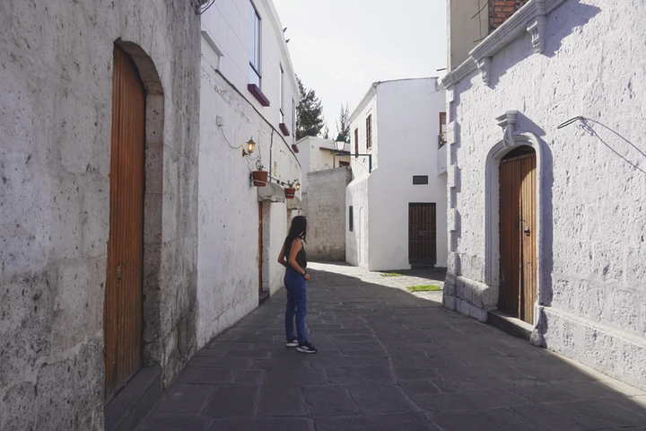 Calles del Barrio de San Lázaro en Arequipa