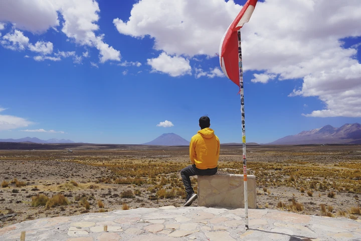 Vistas de los volcanes desde Patahuasi