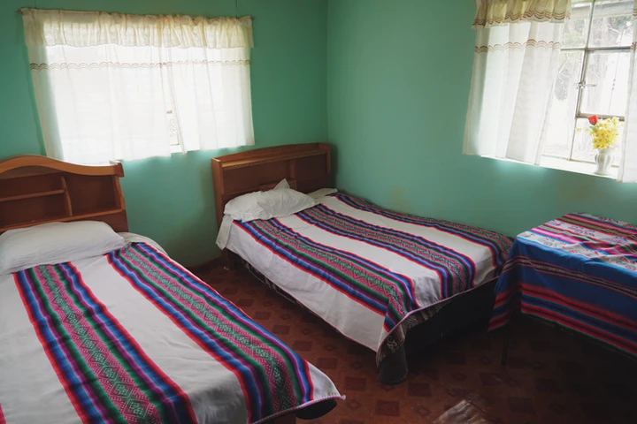 Nuestra habitación en Amantaní