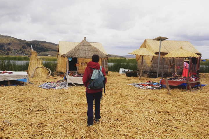 Casas en las Islas de Los Uros