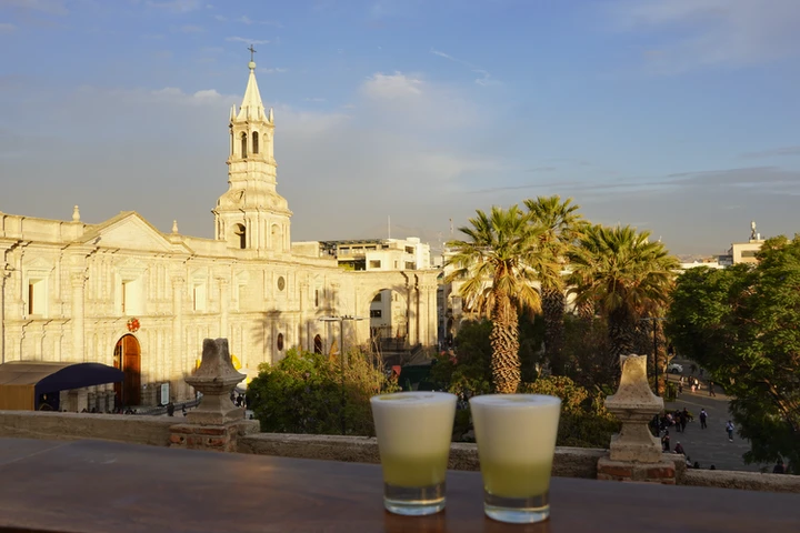 Vistas de la Plaza de Armas de Arequipa