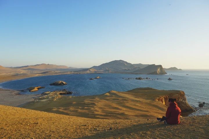 Atardecer en la Reserva Nacional de Paracas