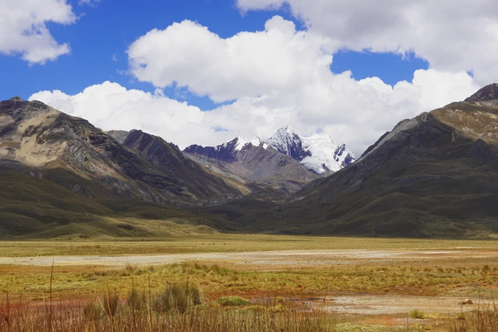 Paisajes de la Cordillera Blanca de Perú