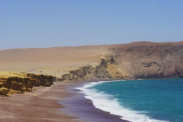 Que ver en Perú: Playa Roja de Paracas