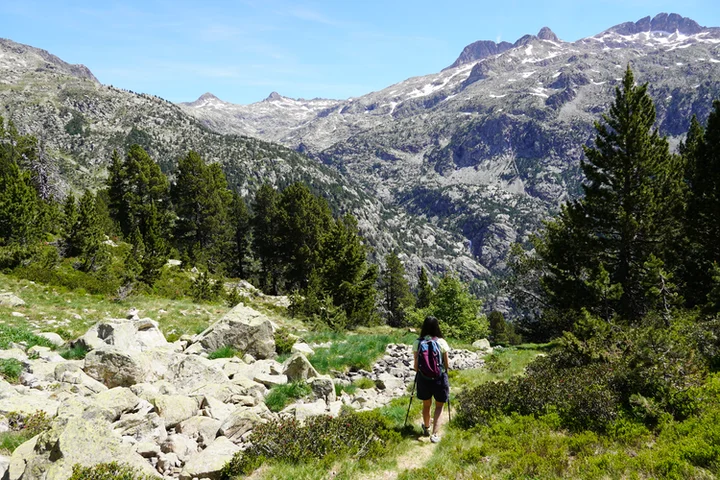 Bajada junto al barranco de Ordicuso