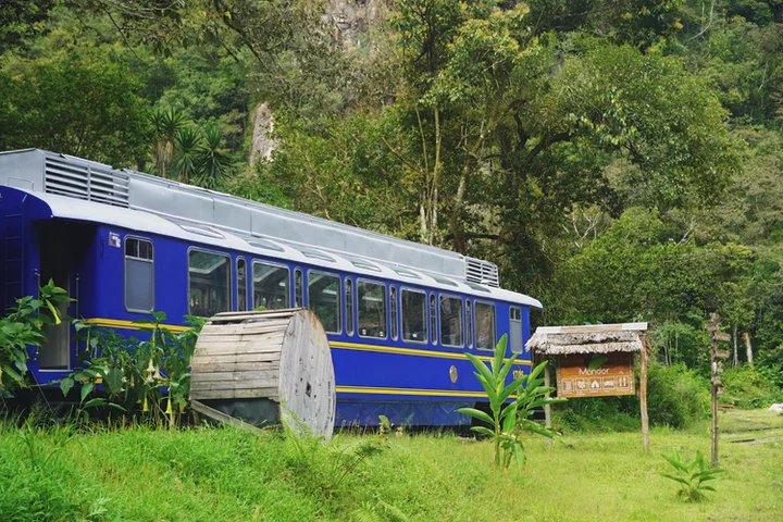 Vagón en la estación de Mandor