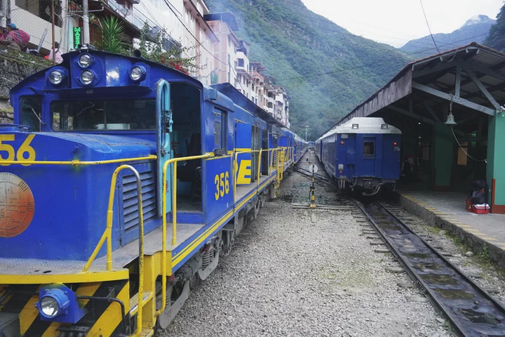 Estación de tren de Aguas Calientes