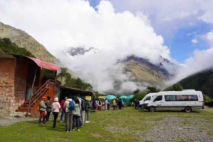 Antiguo punto de inicio de la ruta a Laguna Humantay