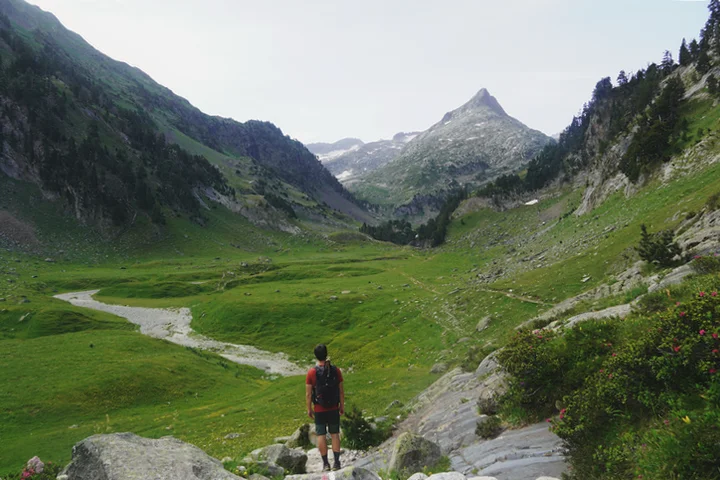 Tramo de bajada hacia el Forau de Aigualluts