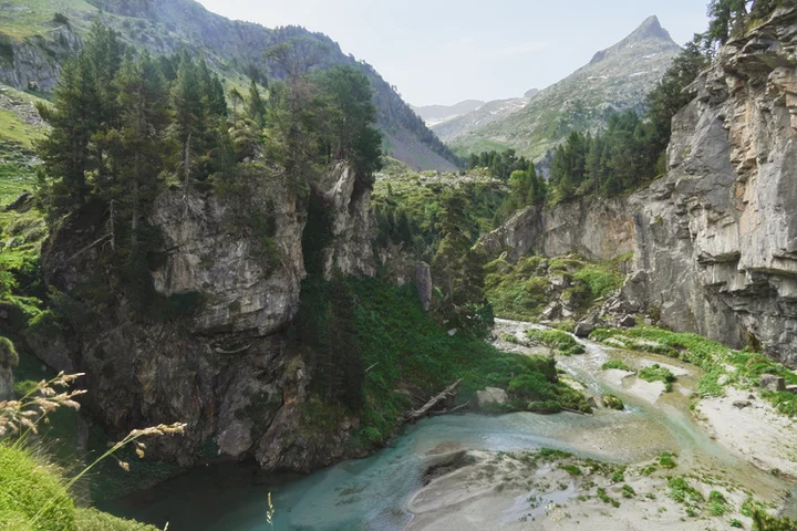Paisaje del Forau de Aigualluts en Benasque