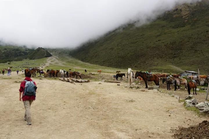 Inicio de la subida desde Soraypampa