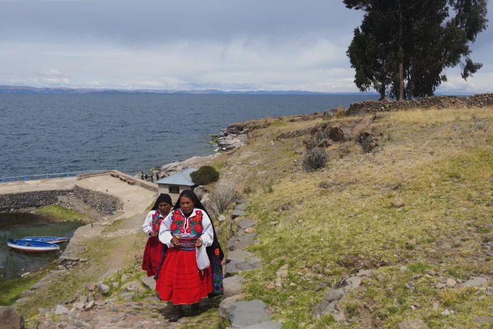 Basilia, nuestra anfitriona en Amantaní
