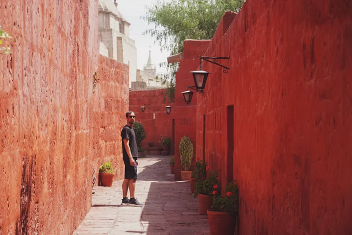 Calles del Monasterio de Santa Catalina en Arequipa