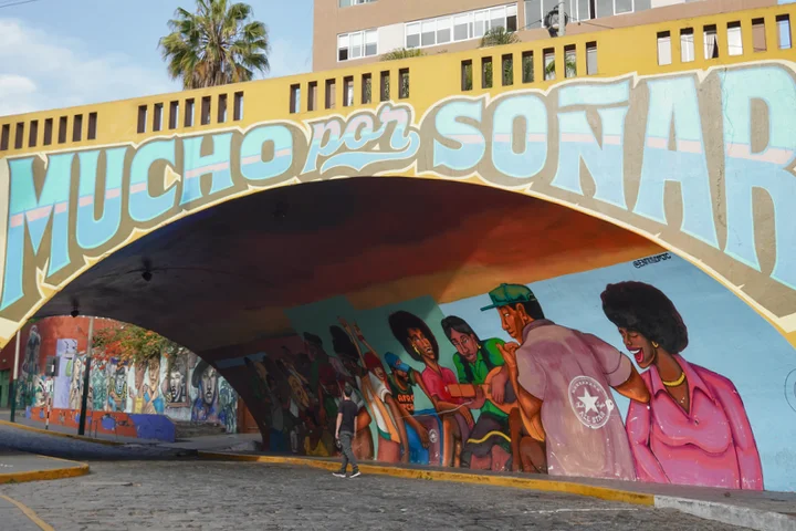 Murales del barrio de Barranco en Lima