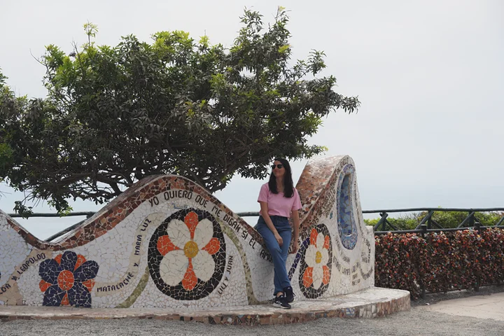 Parque del Amor en el barrio de Miraflores