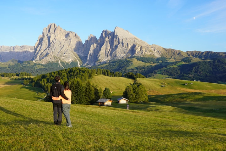 Atardecer en Alpe di Siusi