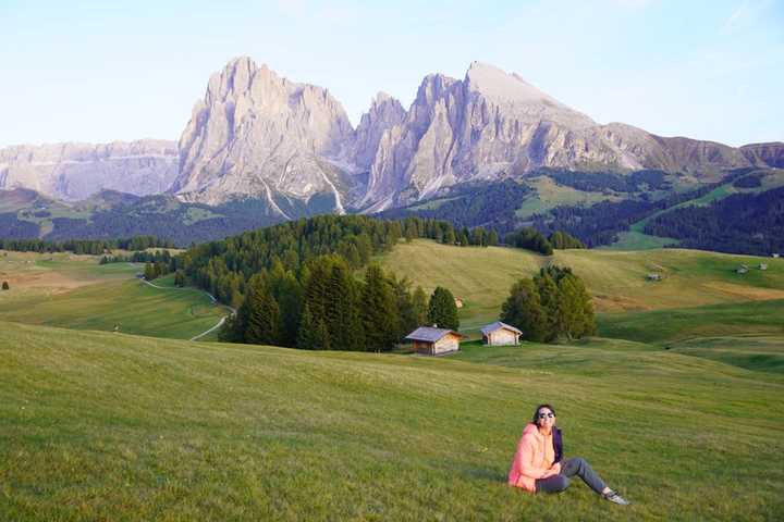 Atardecer en Alpe di Siusi