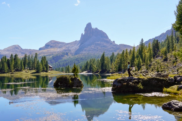Reflejo en el lago di Federa