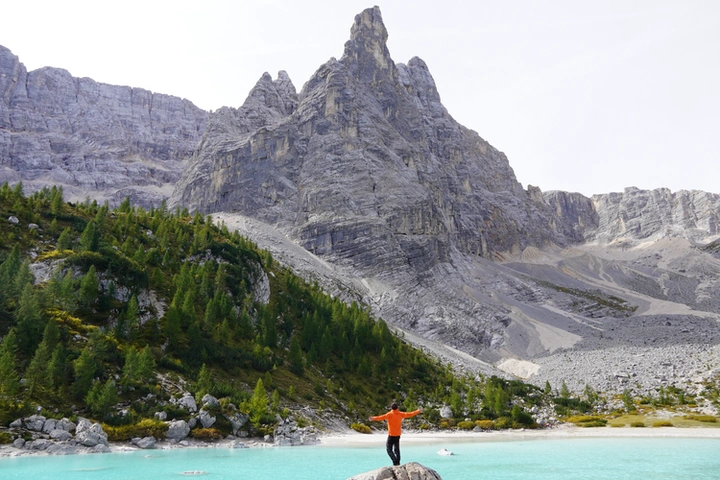 Vistas del Lago di Sorapis