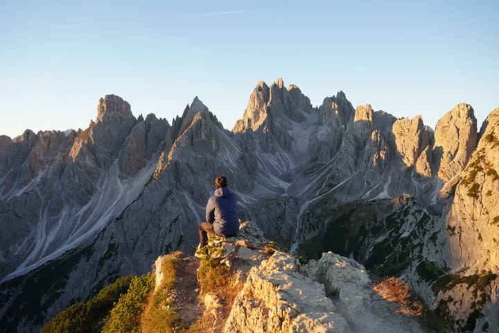 Vistas desde el mirador principal de Cadini di Misurina