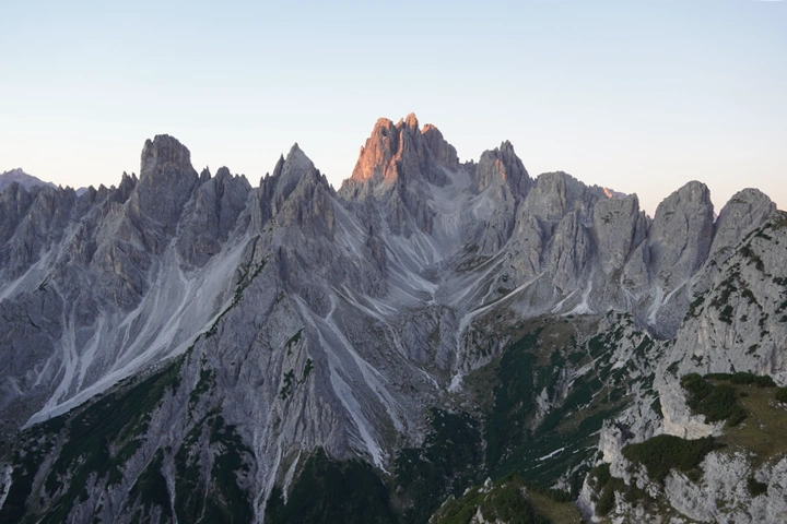Vistas de Cadini di Misurina desde el Monte Ciampedele